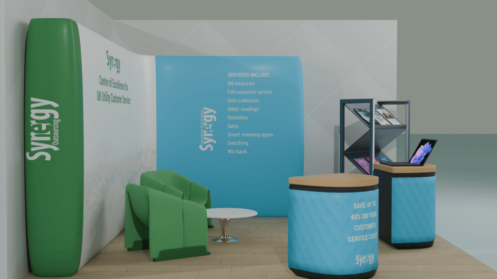 3d design exhibition stand large scale Adobe Portfolio