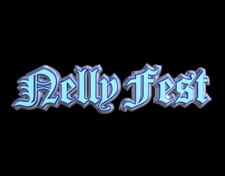 Nelly Fest - holographic logo projection cover