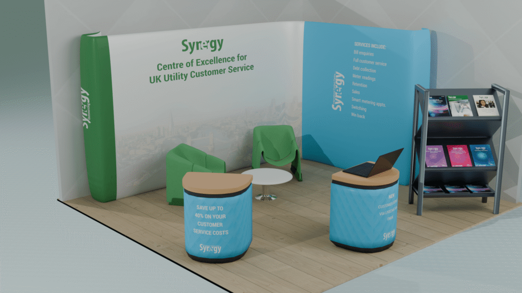 3d design exhibition stand large scale Adobe Portfolio